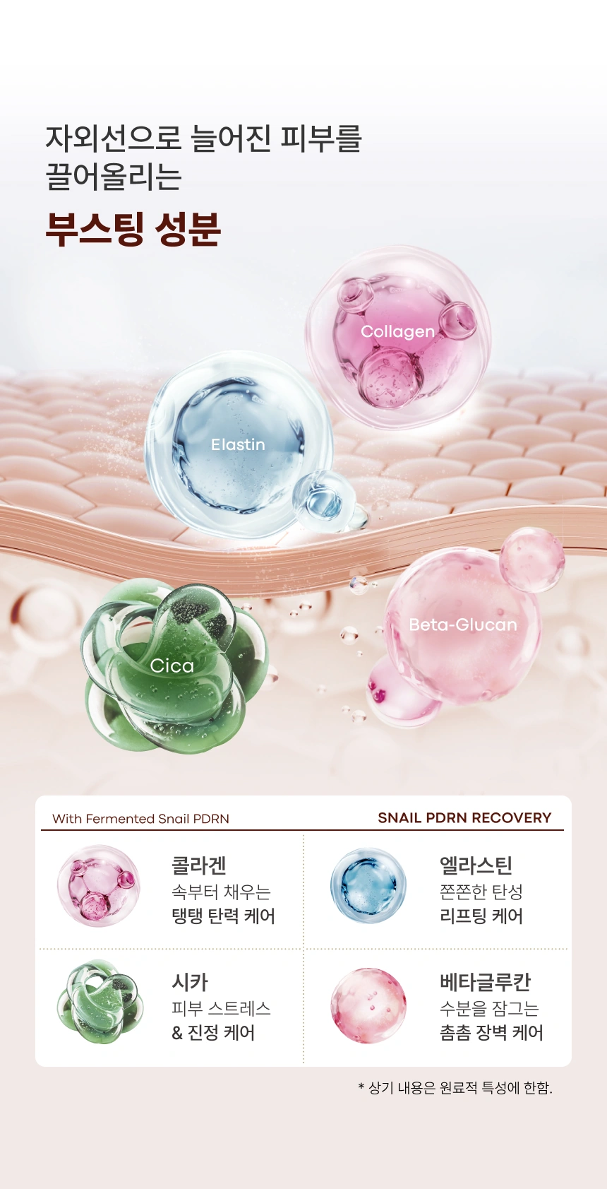 스네일 PDRN 리커버리 선크림 50ml Detail