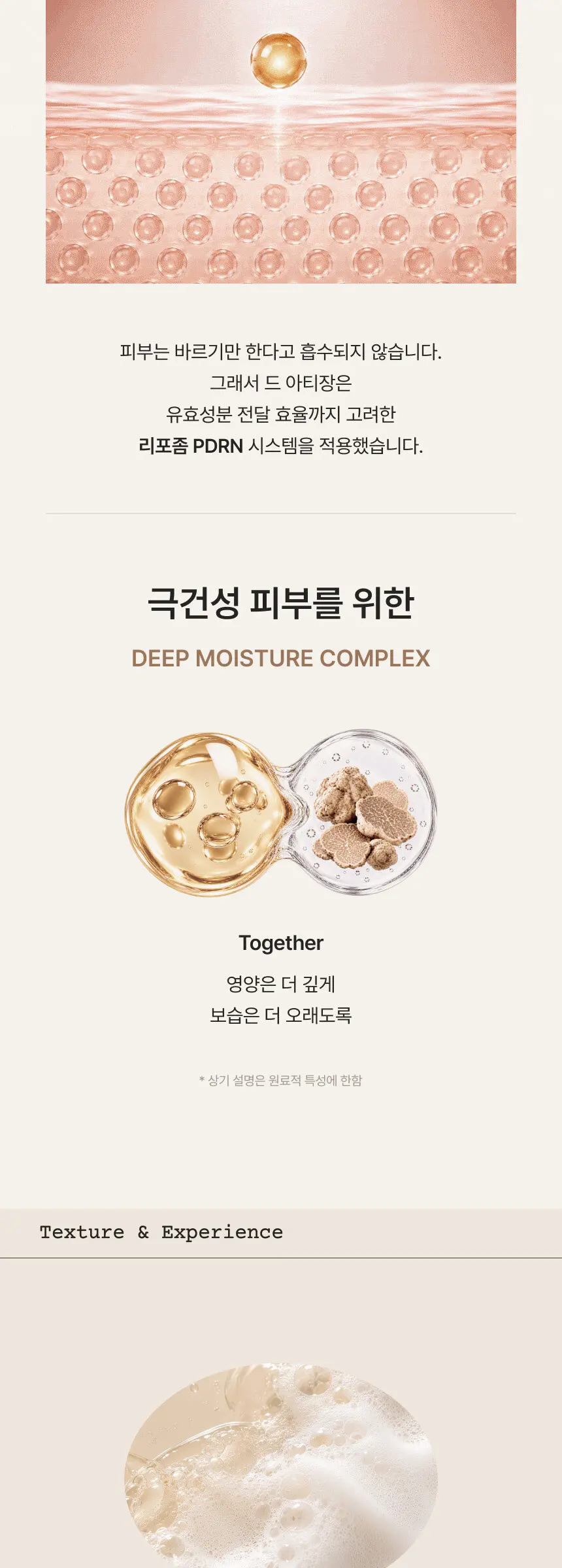 드 아티장 화이트트러플 PDRN 인텐시브 바디 워시 500ml Detail