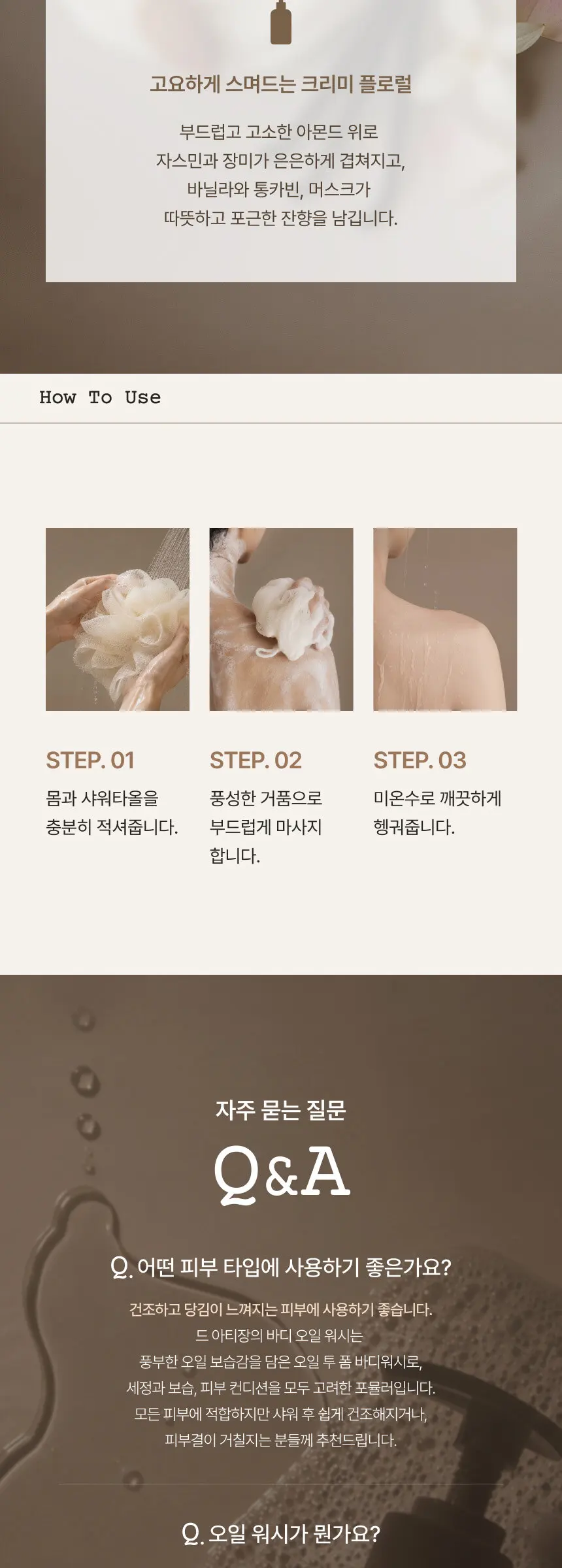 드 아티장 화이트트러플 PDRN 인텐시브 바디 워시 500ml Detail