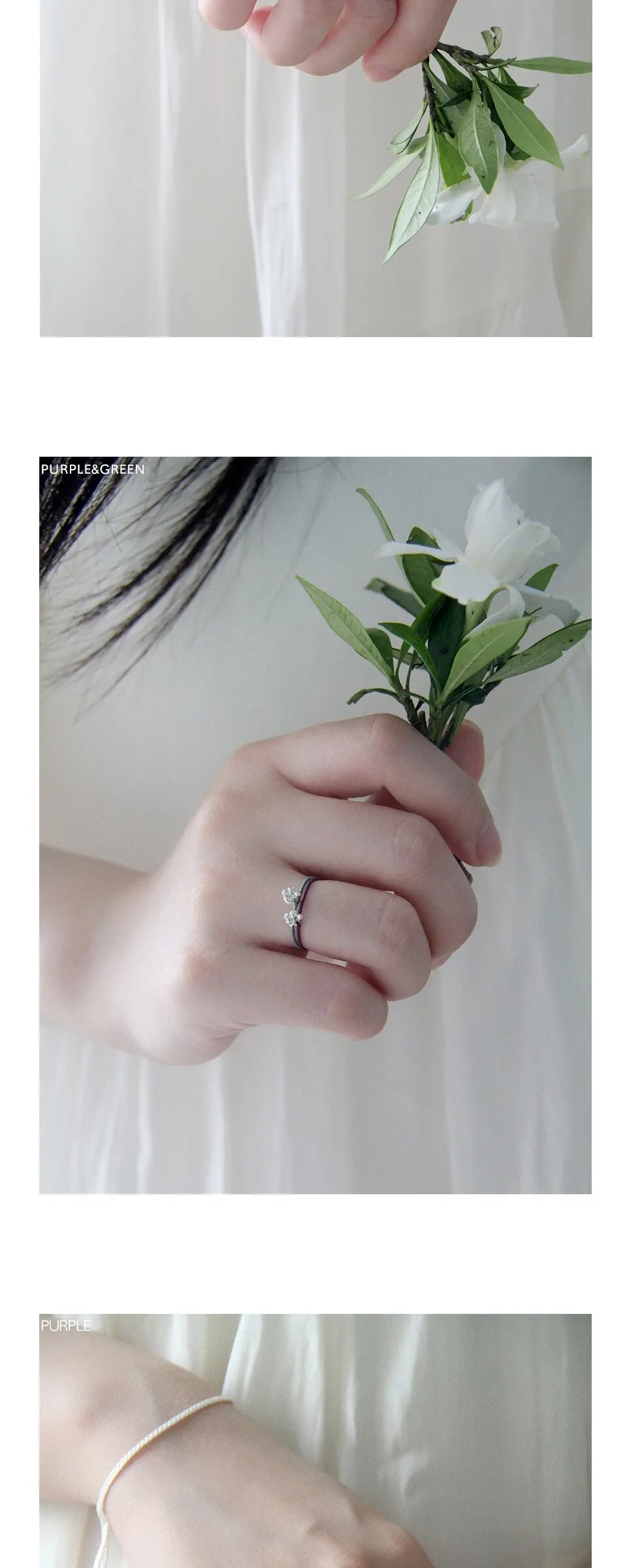 Plumeria Ring 플루메리아 반지 Detail