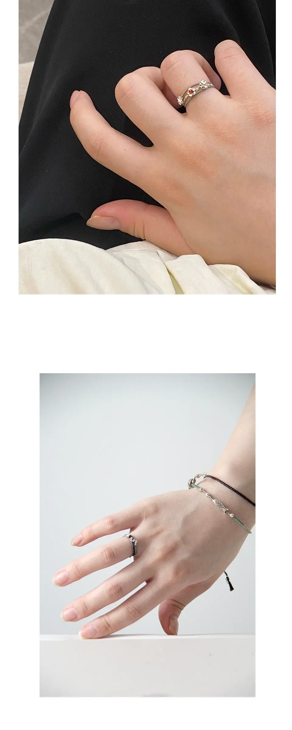 Plumeria Ring 플루메리아 반지 Detail