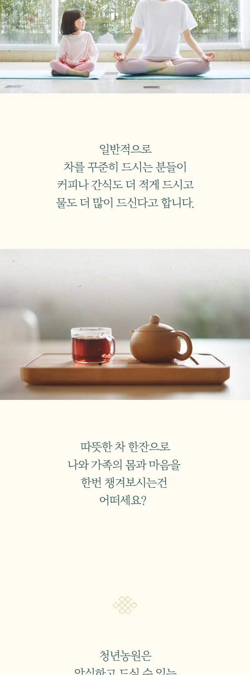 청년농원 쑥차 Detail