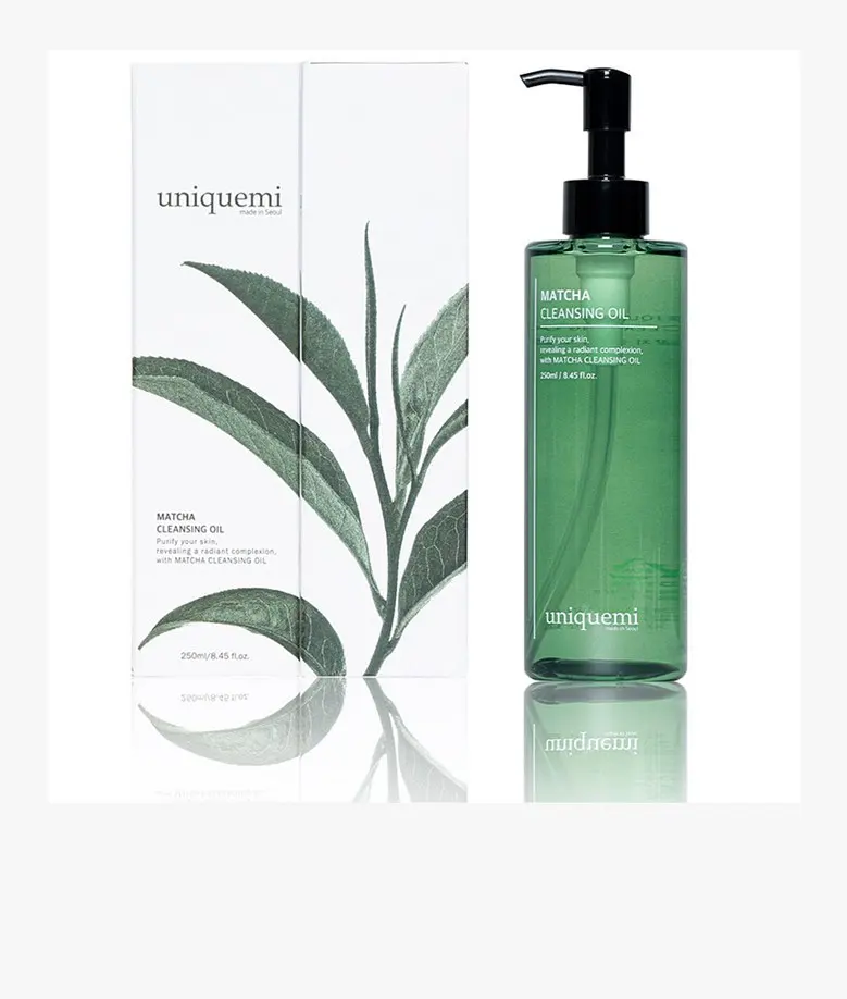 [화해 주의성분 미포함] 유니크미 블랙헤드제거 비건인증 말차 클렌징오일 250ml, 1개 Detail