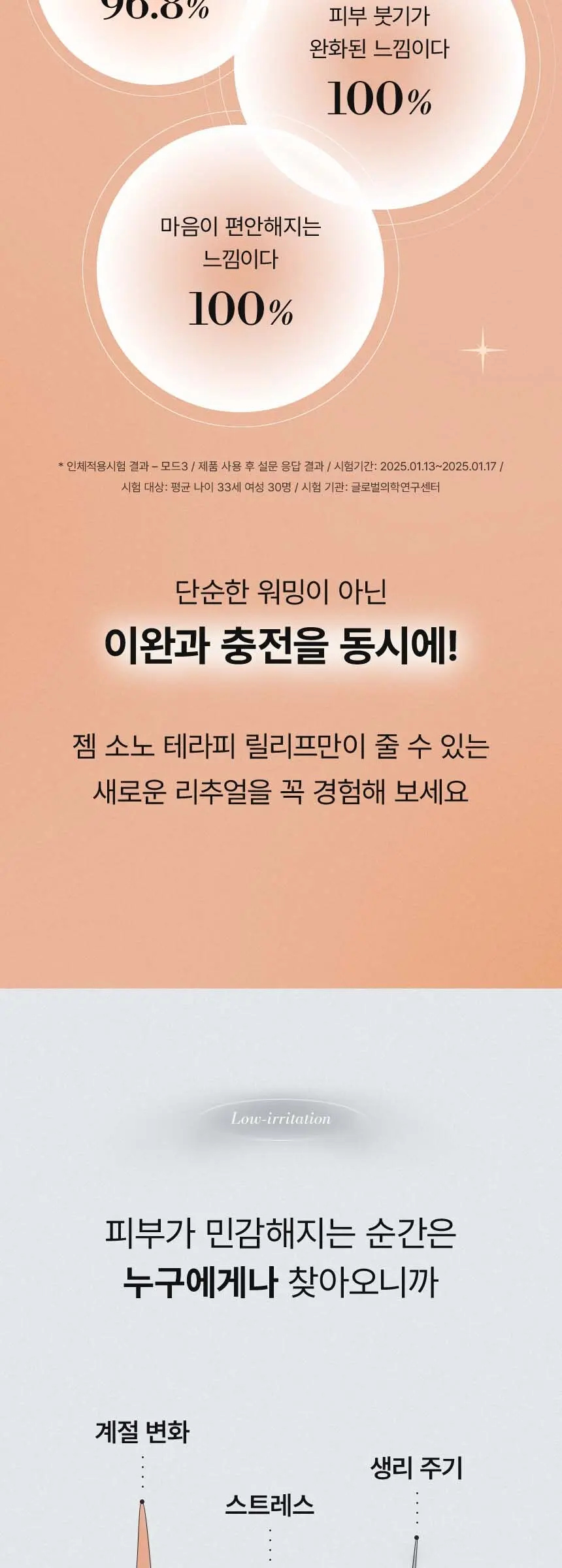 젬 소노 테라피 릴리프 Detail