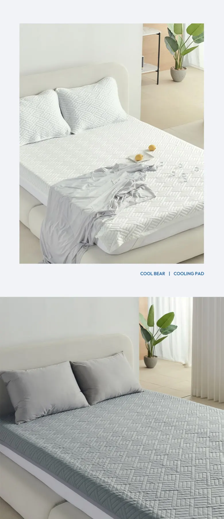 쿨베어 국내생산 프리즌 여름 차가운 냉감패드 고정밴드 쿨매트 Detail