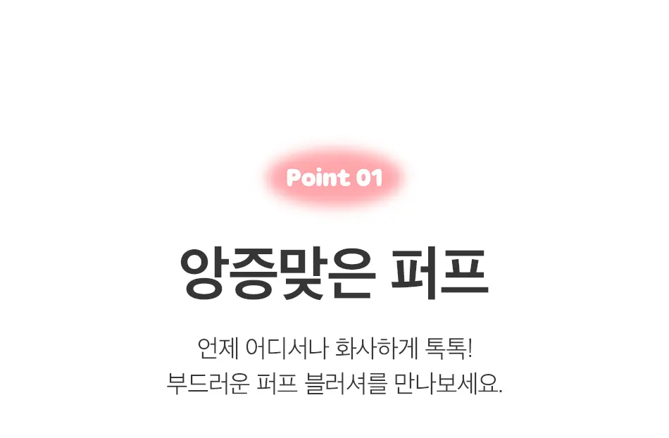 마카롱 퍼프 블러셔 Detail