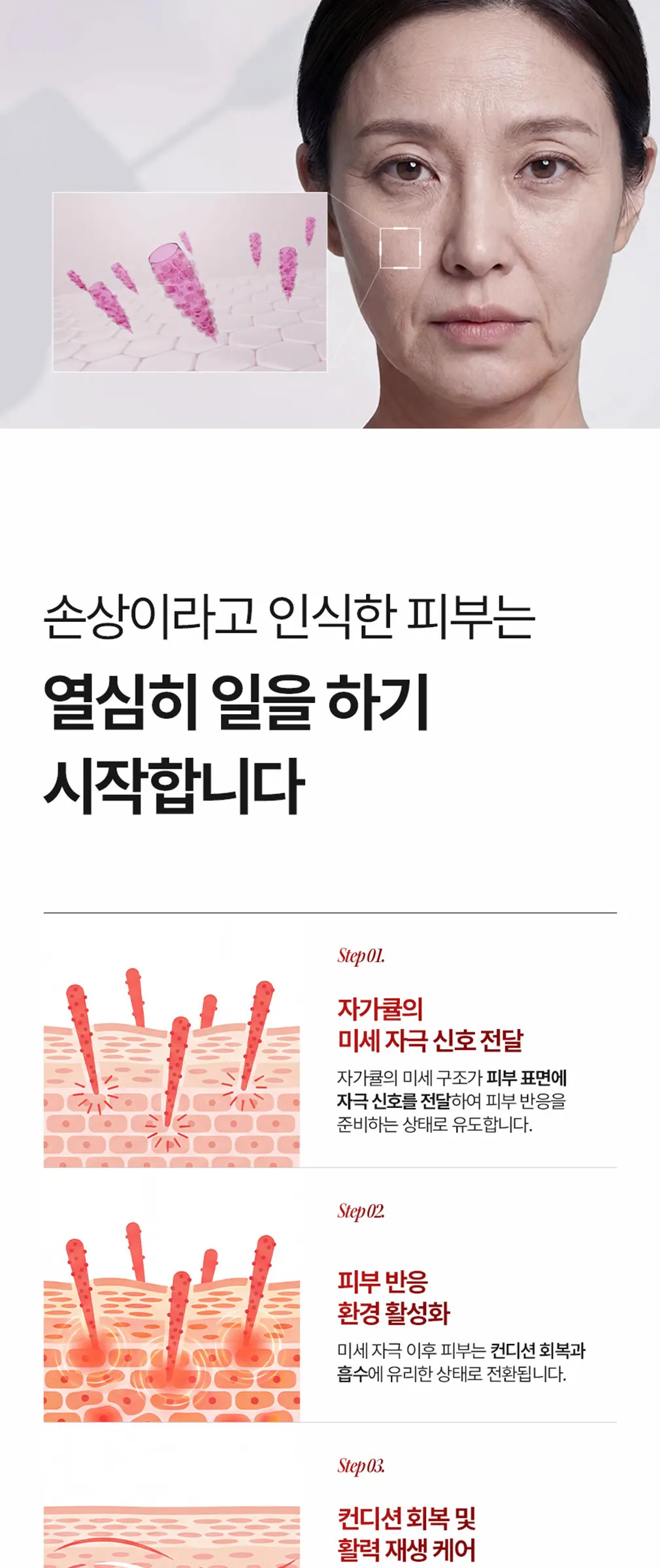 큐어토리 자가큘 줄기세포 주름앰플 탄력 리프팅 안티에이징 세럼 15ml Detail