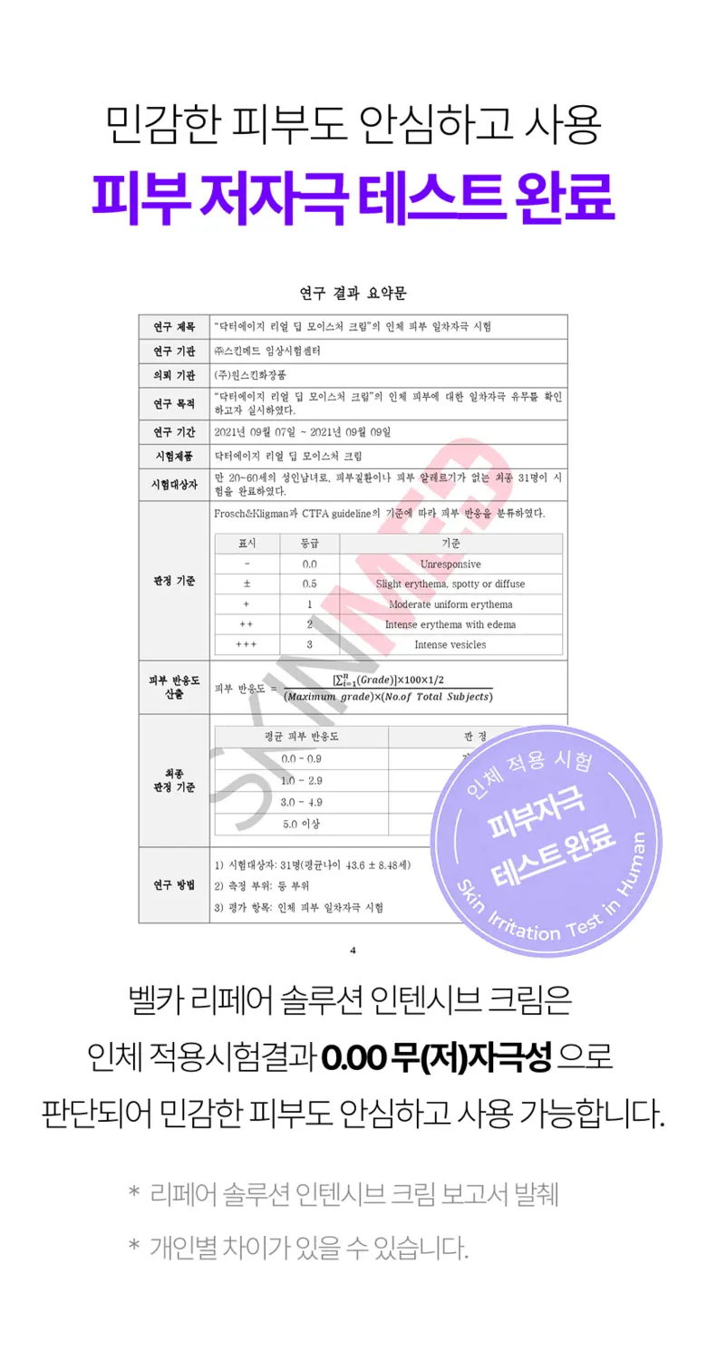 벨카 리페어 크림 고보습 영양크림 피부장벽 보습 판테놀 시카 환절기, 1개, 75g Detail