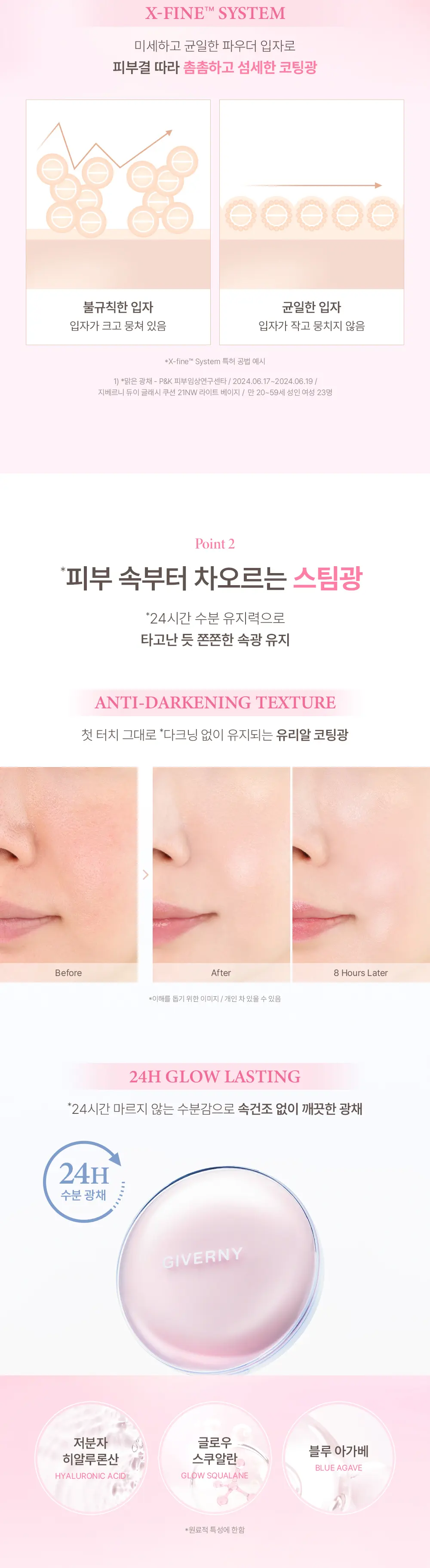 듀이 글래시 쿠션 (미니) Detail