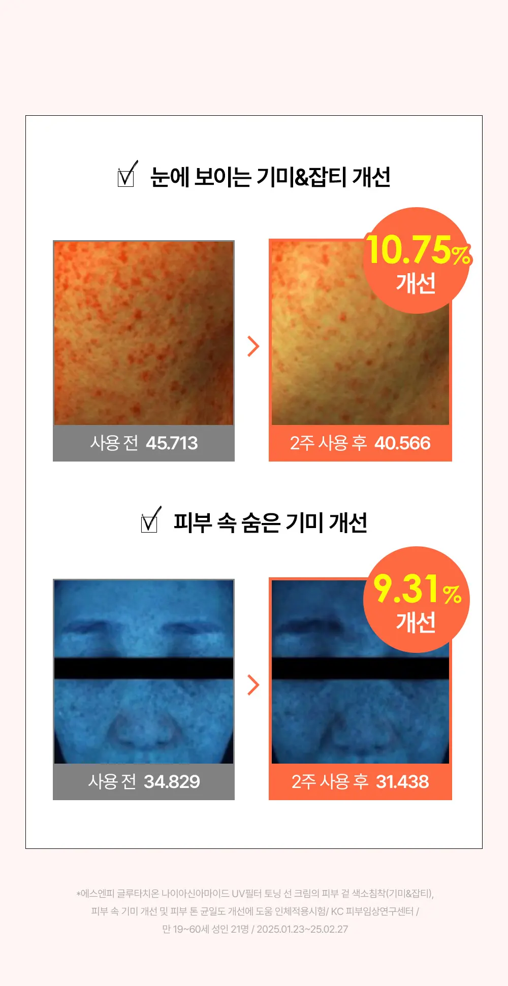 SNP 글루타치온 나이아신아마이드 UV 필터 토닝 선 크림 50ml Detail