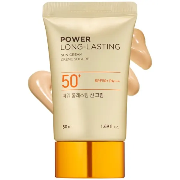 THE FACE SHOP Power Long-Lasting Sun Cream SPF50+ PA+++, 50ml, 1 piece