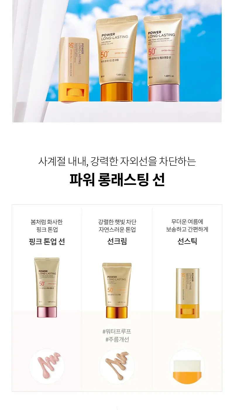 더페이스샵 내추럴 에코 파워 롱래스팅 선크림 SPF50+ PA+++, 50ml, 1개 Detail