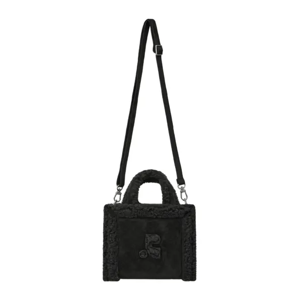 REST&RECREATION Suede Logo Mini Bag - Black