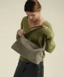 TRM Suede Square Hobo Bag T84P