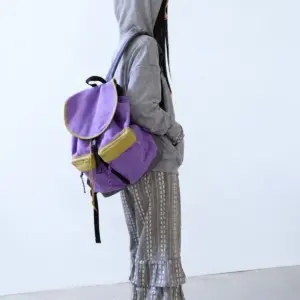DEPC Two-Pocket Backpack - Purple