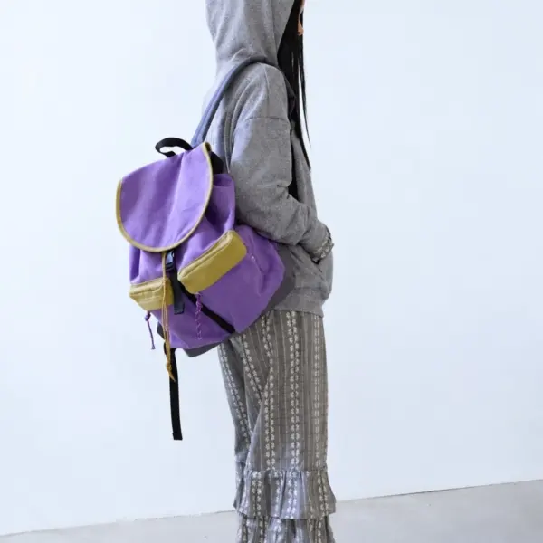DEPC Two-Pocket Backpack - Purple