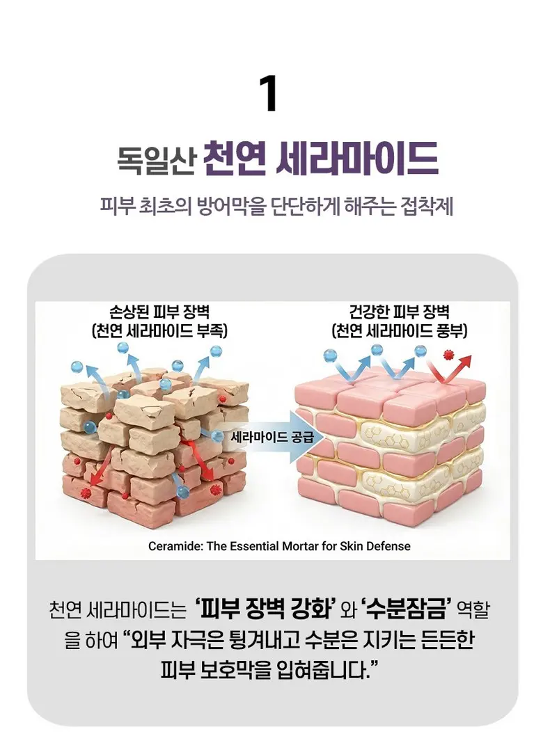 [UniqueMi] 세니지아 천연세라마이드 주름개선&미백 크림 50ml Detail