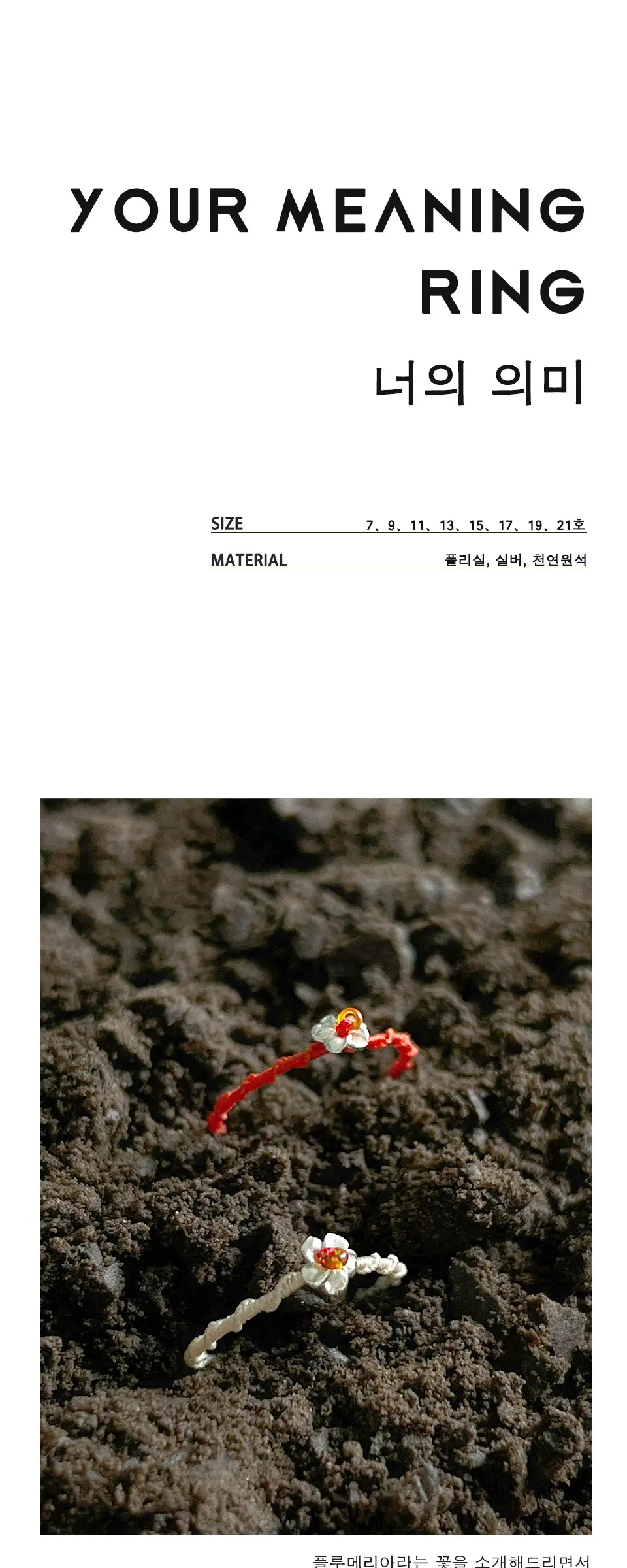 Your Meaning Ring 너의 의미 반지 Detail