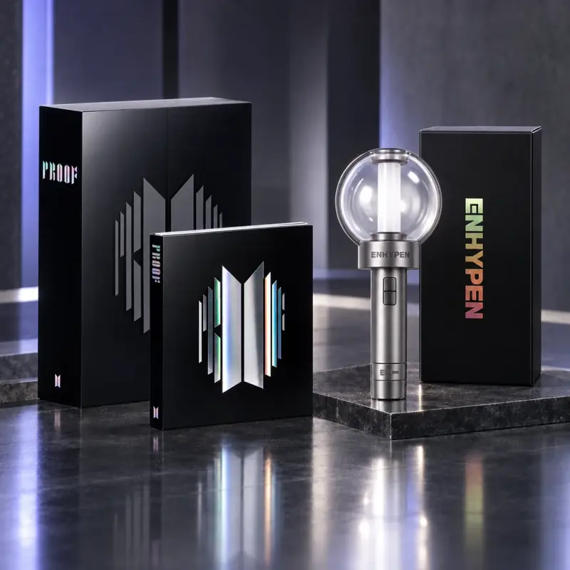 Official K-POP goods editorial banner — EmpressKorea