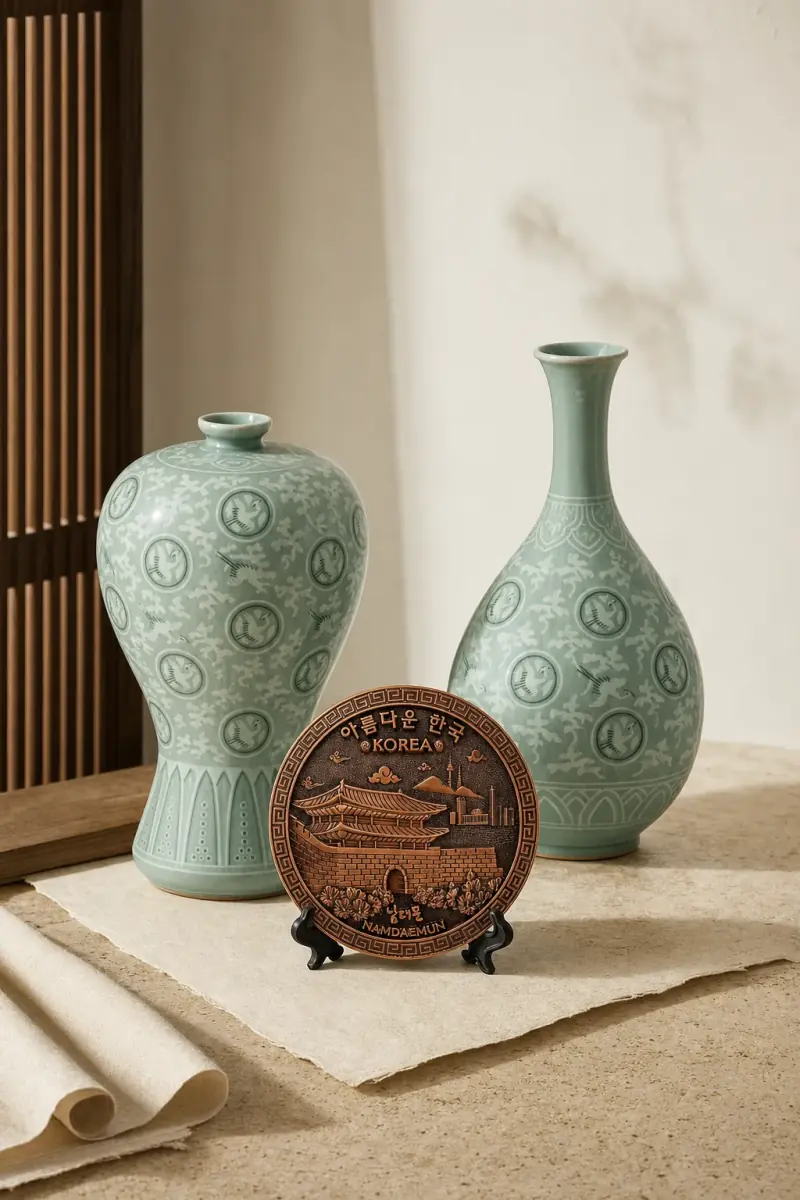 Korean heritage crafts and souvenirs editorial banner — EmpressKorea