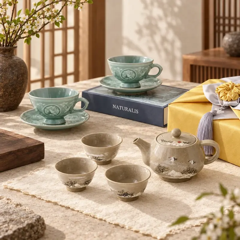 Korean heritage crafts and souvenirs editorial banner — EmpressKorea